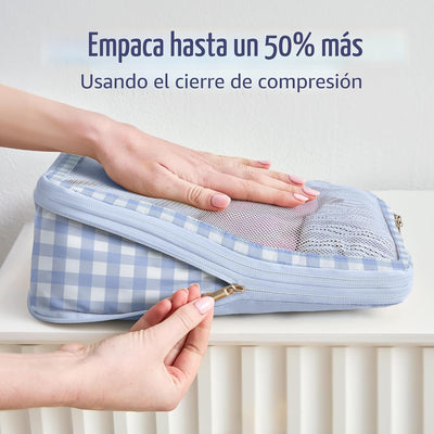 Cubos compresión viaje paquete 6 unidades organizador equipaje