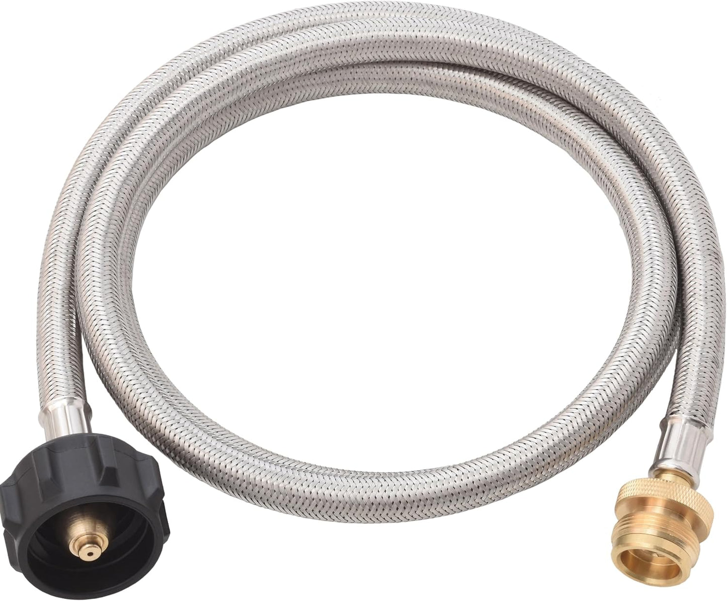 Manguera acero 5ft adaptador propano para electrodomésticos