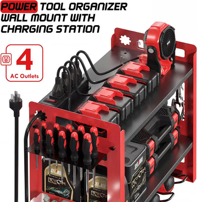Organizador herramientas eléctricas carga 3 niveles metal 6ft
