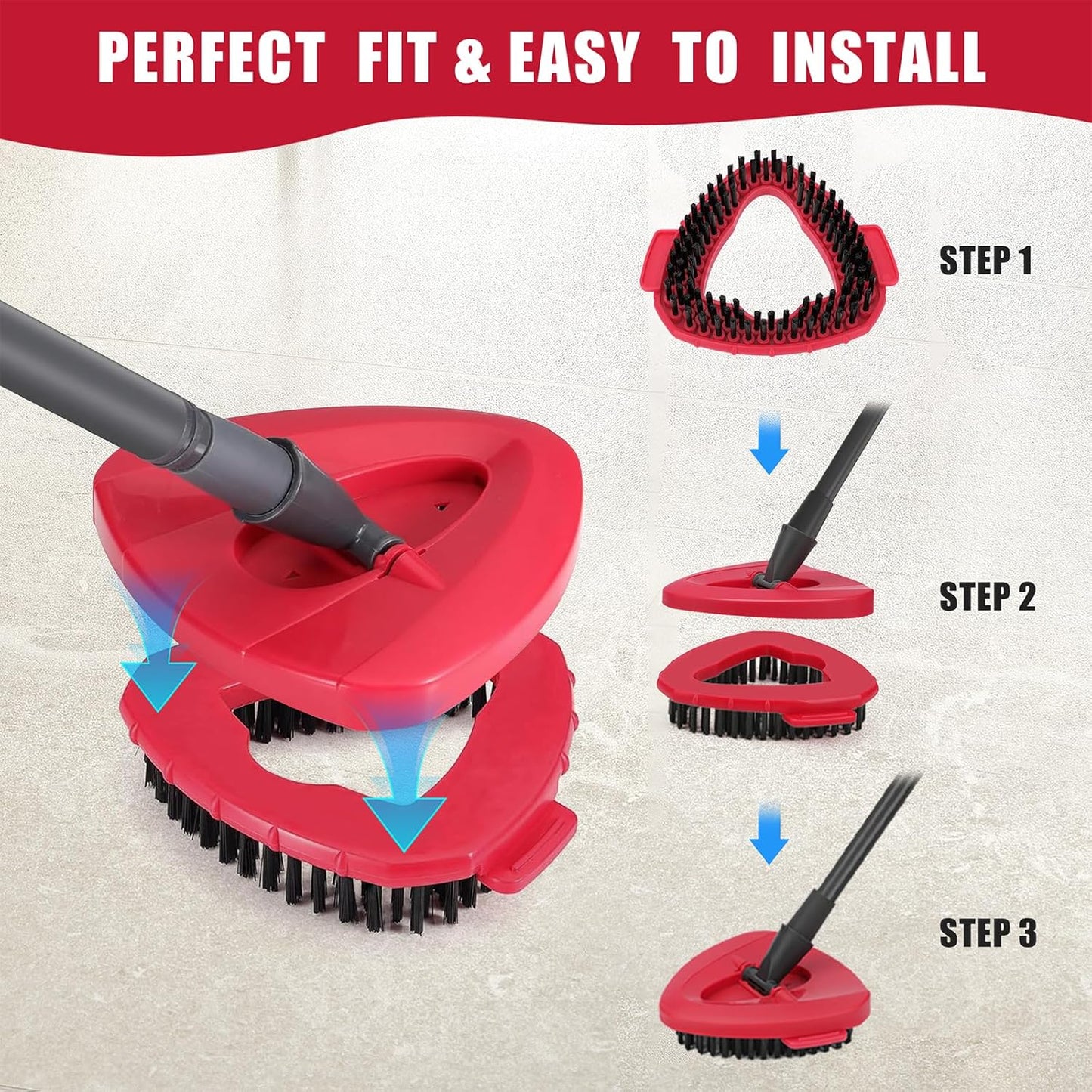 2 Pzas Cabezal Fregona Giratoria O Cedar EasyWrin