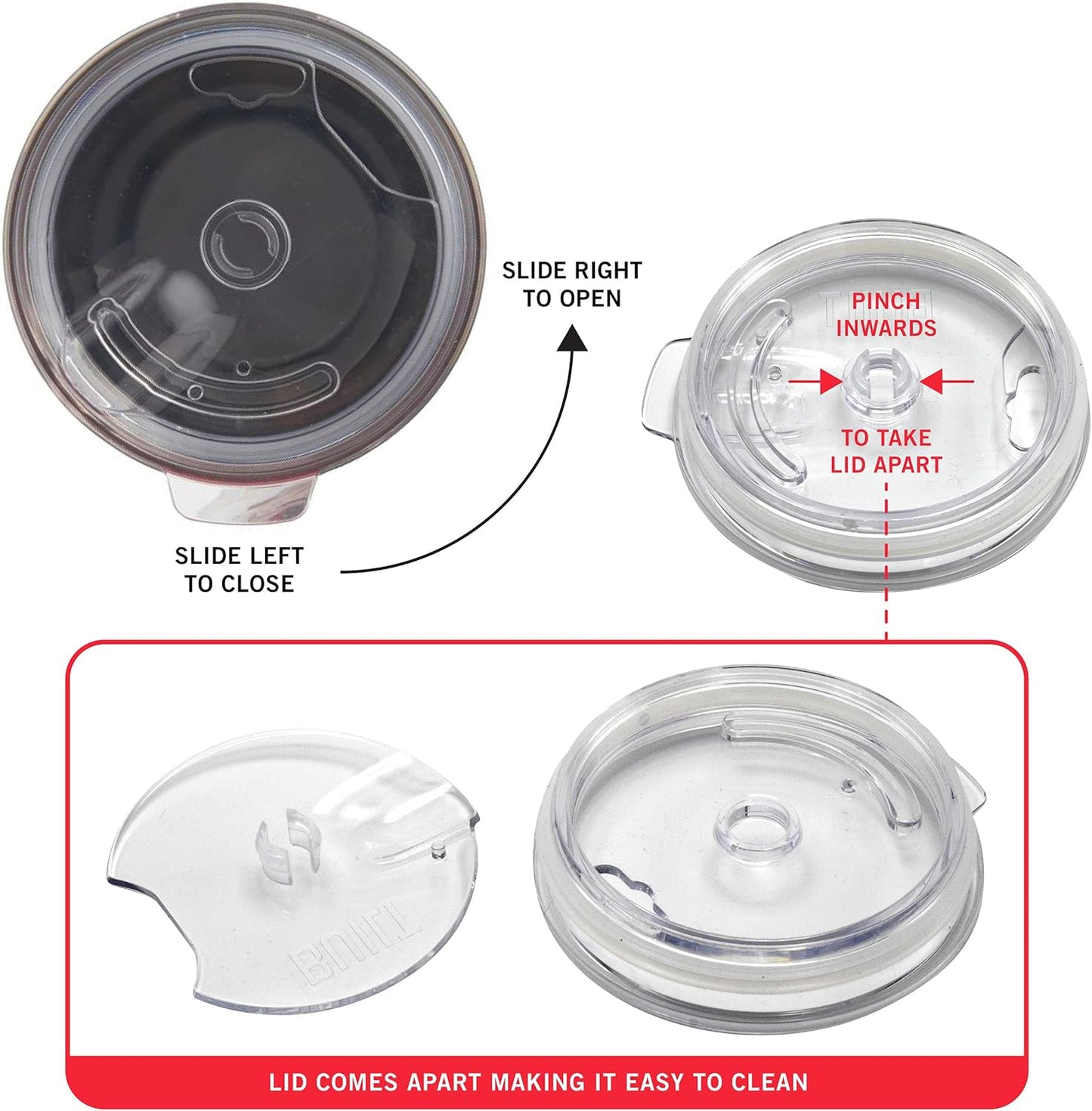 Vaso térmico acero inox 20oz con tapa para viaje