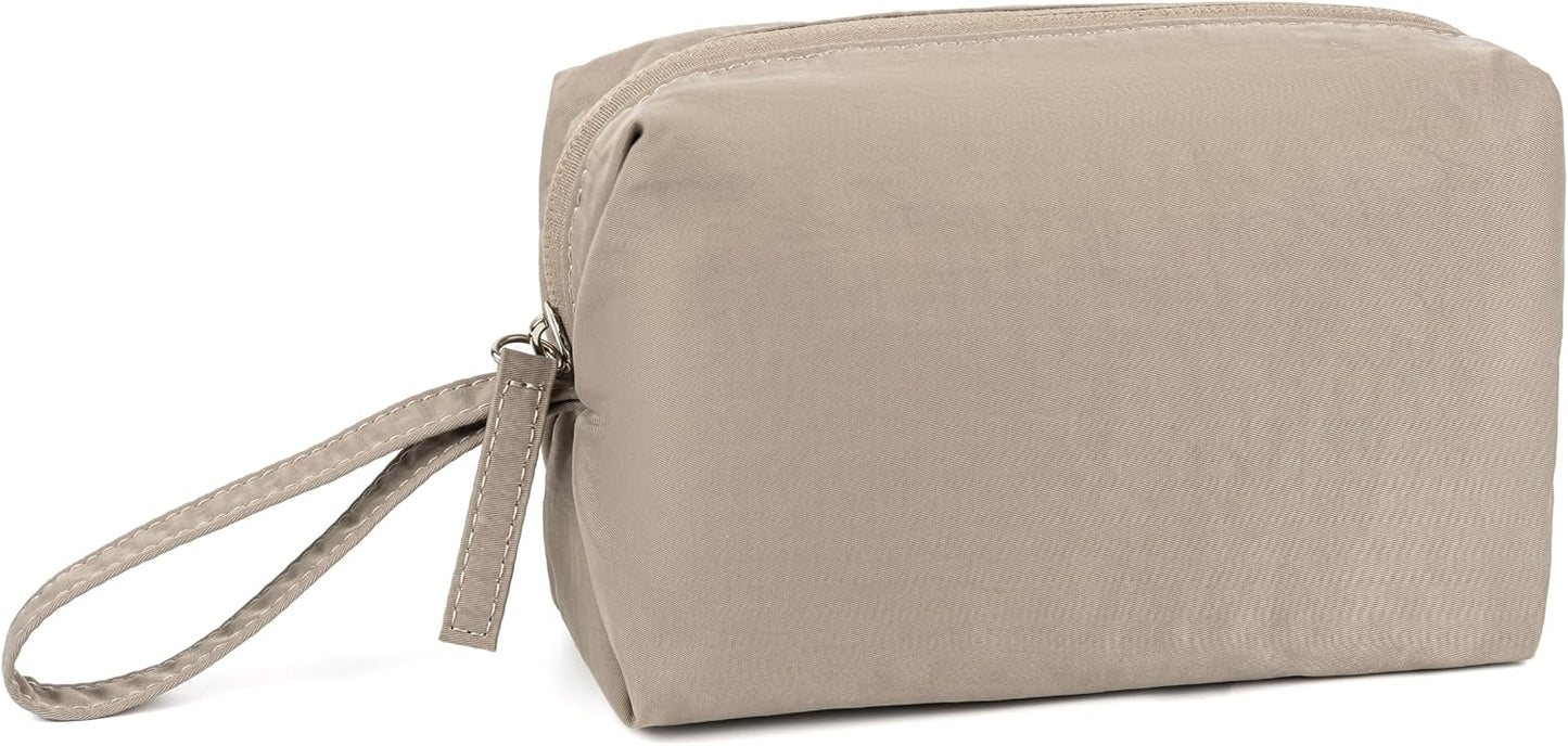 Bolsa cosméticos impermeable plegable 5 gris claro