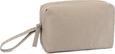 Bolsa cosméticos impermeable plegable 5 gris claro