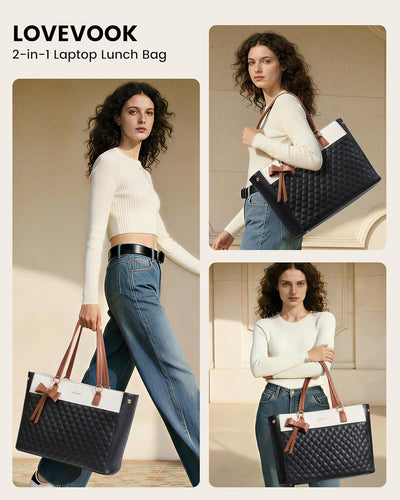 Bolsa trabajo 3en1 con compartimento para laptop y vaso
