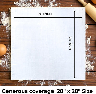 Paños de té de saco de harina para cocina bordado manualidades 28x28 pulgadas 100% algodón paquete de 6