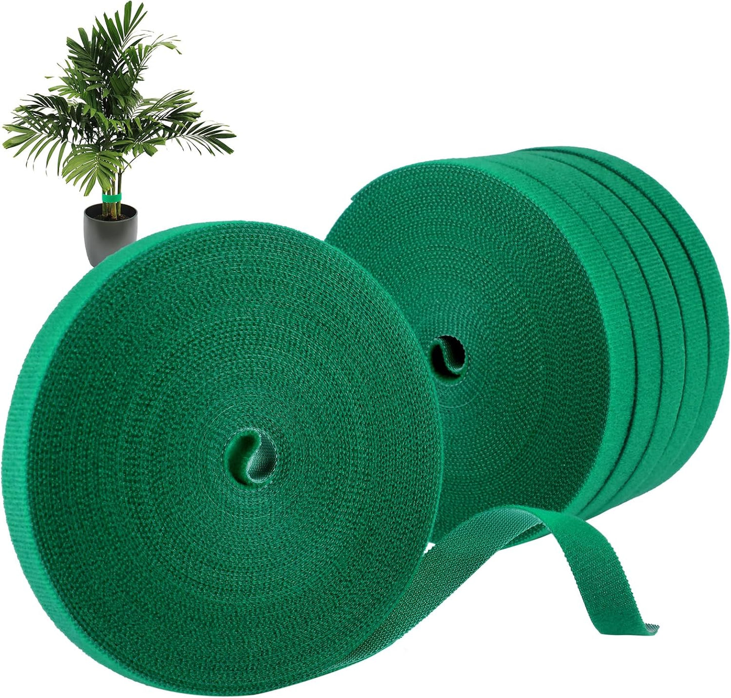 Cinta verde jardín 196ft lazo giratorio 1/2pulg soportes ajustables
