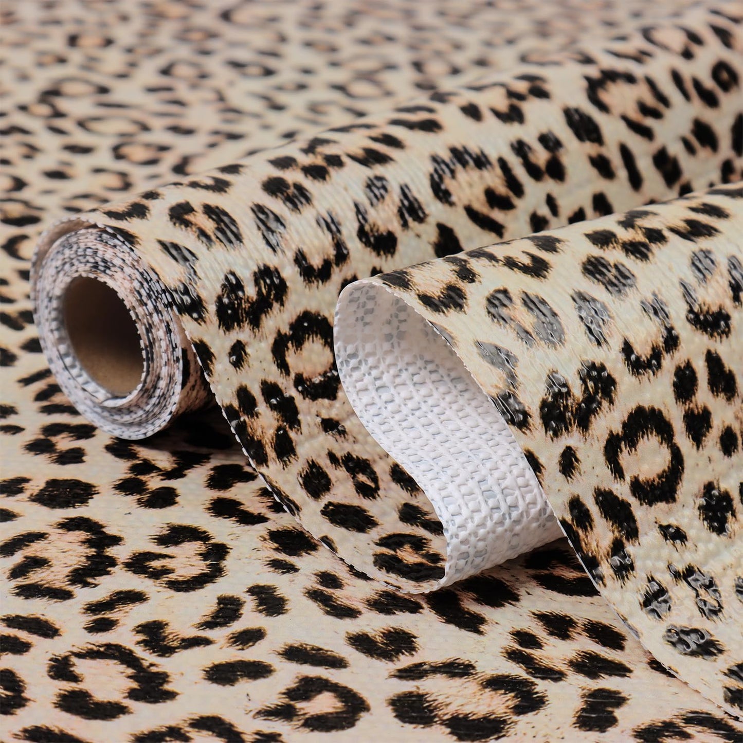 Revestimiento leopardo 16 pulg x 10 pies para armarios cocina no adhesivo impermeable antideslizante