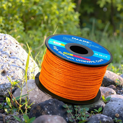 Cuerda paracaídas UHMWPE trenzada nailon 196ft alta resistencia