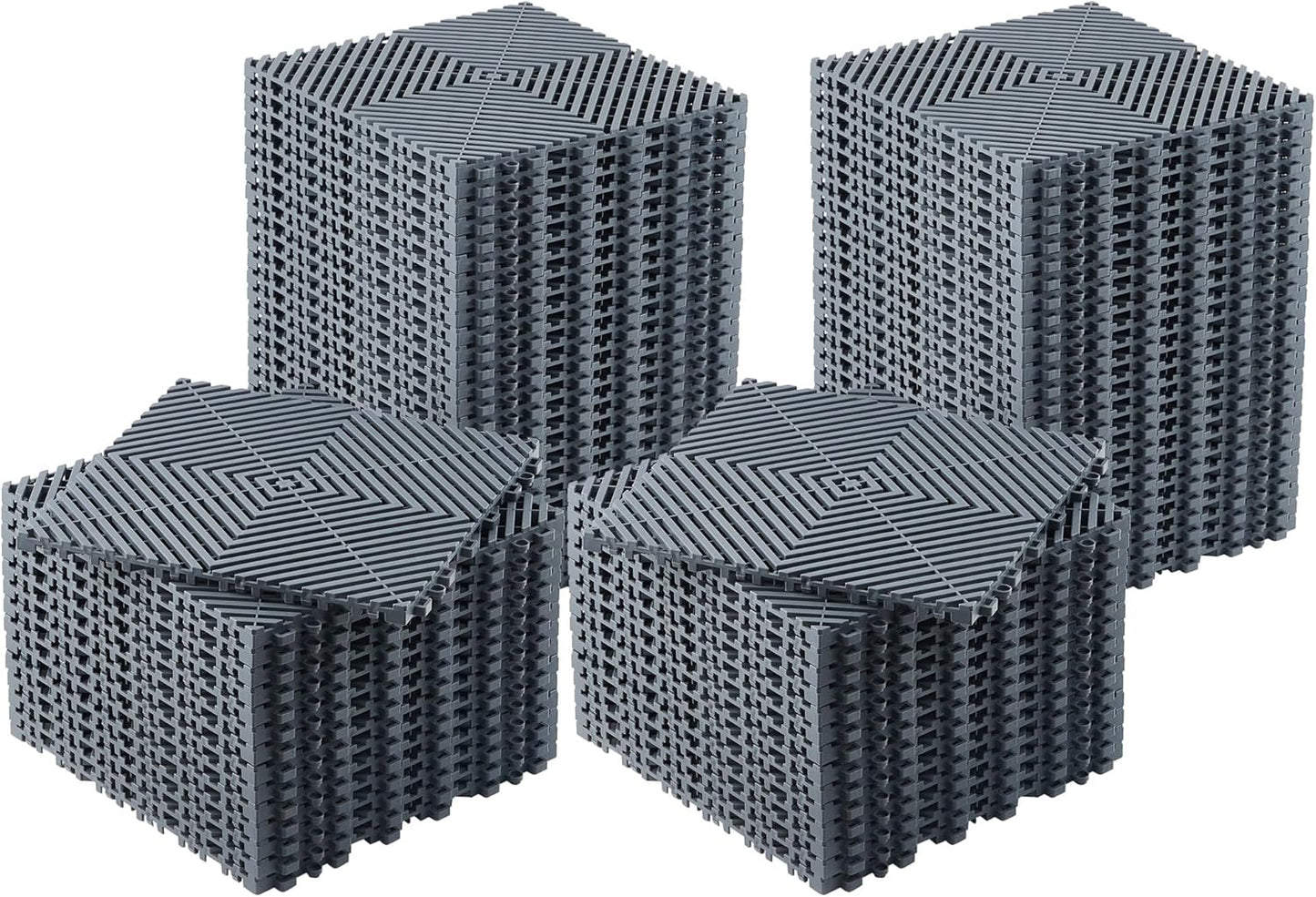 Alfombrillas impermeables 12x12pulg para garaje gimnasio