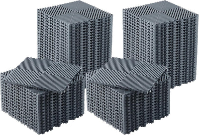 Alfombrillas impermeables 12x12pulg para garaje gimnasio