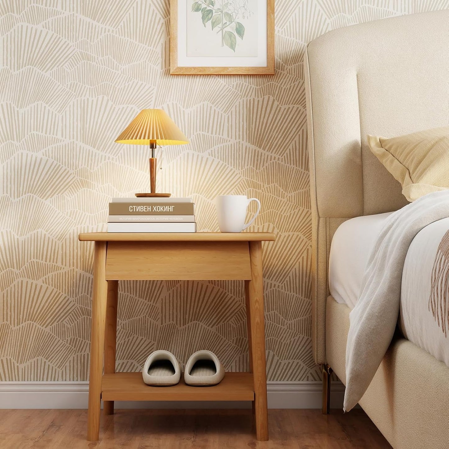 Papel tapiz geométrico autoadhesivo para dormitorio