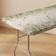 Mantel rectangular de primavera 72 x 30 pulgadas diseño floral beige lavable