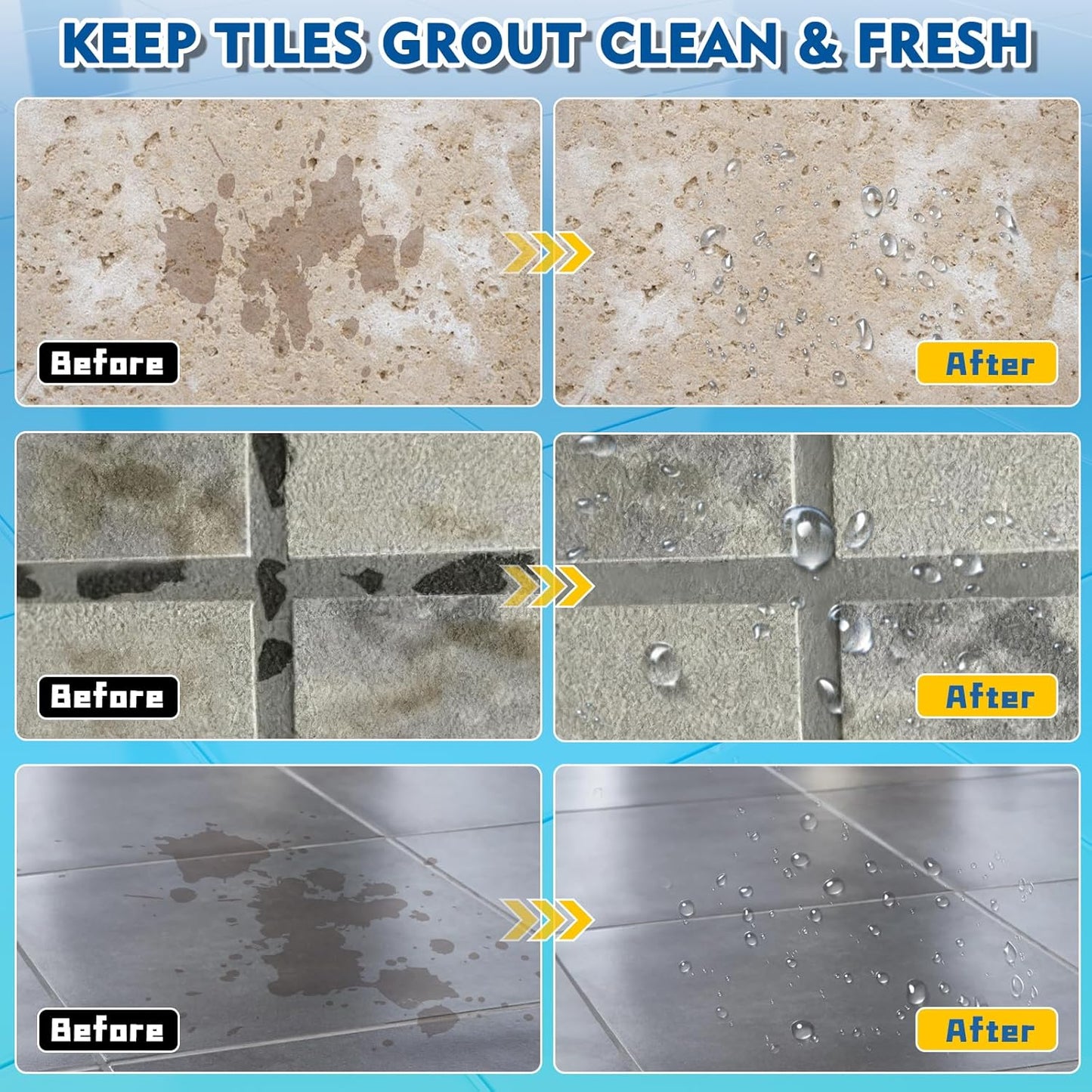 Sellador lechada impermeable para azulejos ducha piso baño
