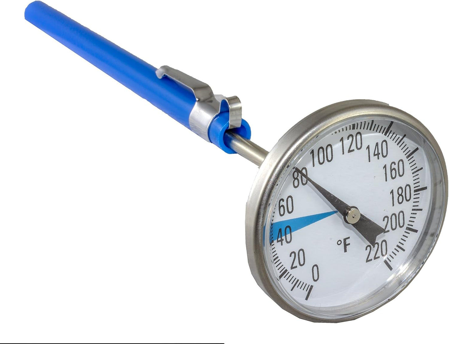 Termómetro suelo acero inox 0-220°F dial 1.5"