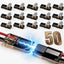 50 Conectores Cable Rápido con Hebilla Bloqueo para Luces LED