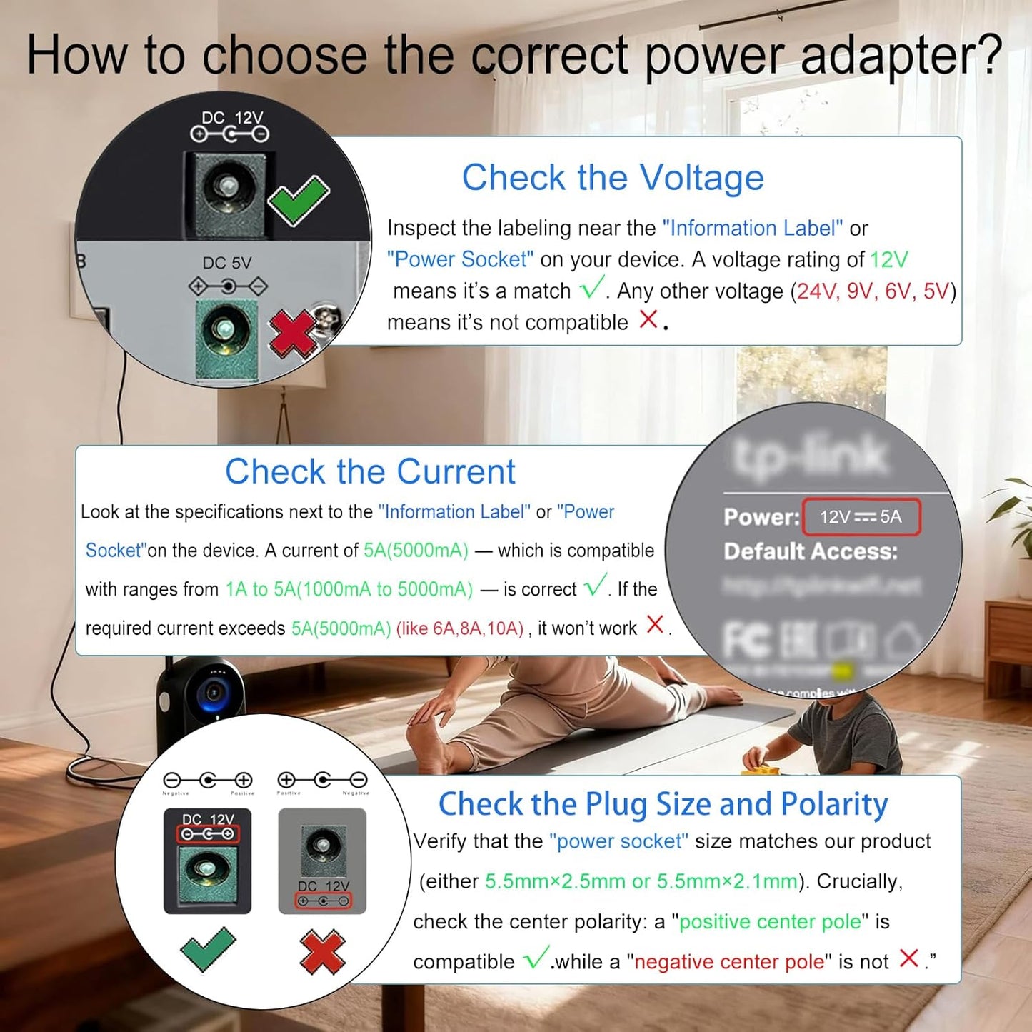 Adaptador universal CA 12 V CC 60 W 5 A