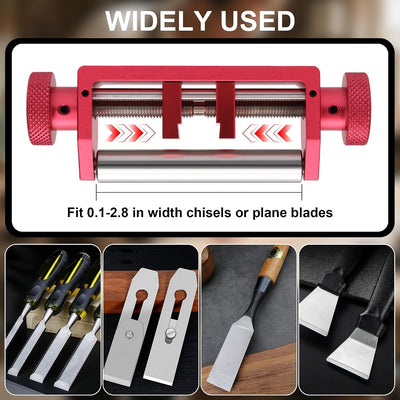 Kit afilado cincel 0.1-2.8pulg accesorio angulo rojo y rosa