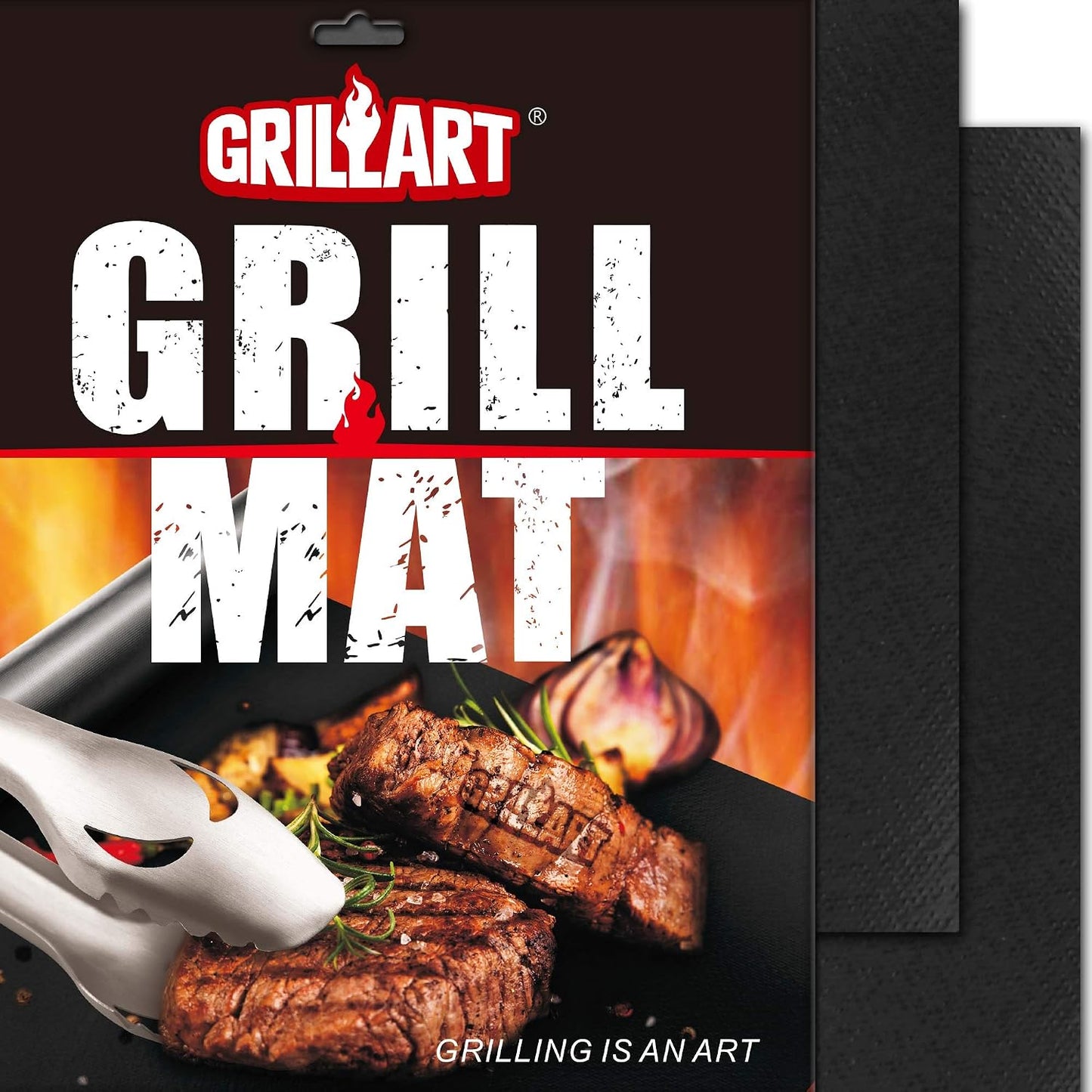 Alfombrillas parrilla antiadherente 600grados juego 2 reutilizables