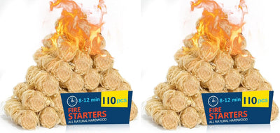 Iniciador fuego 110uds extra largo 12min para parrilla camping