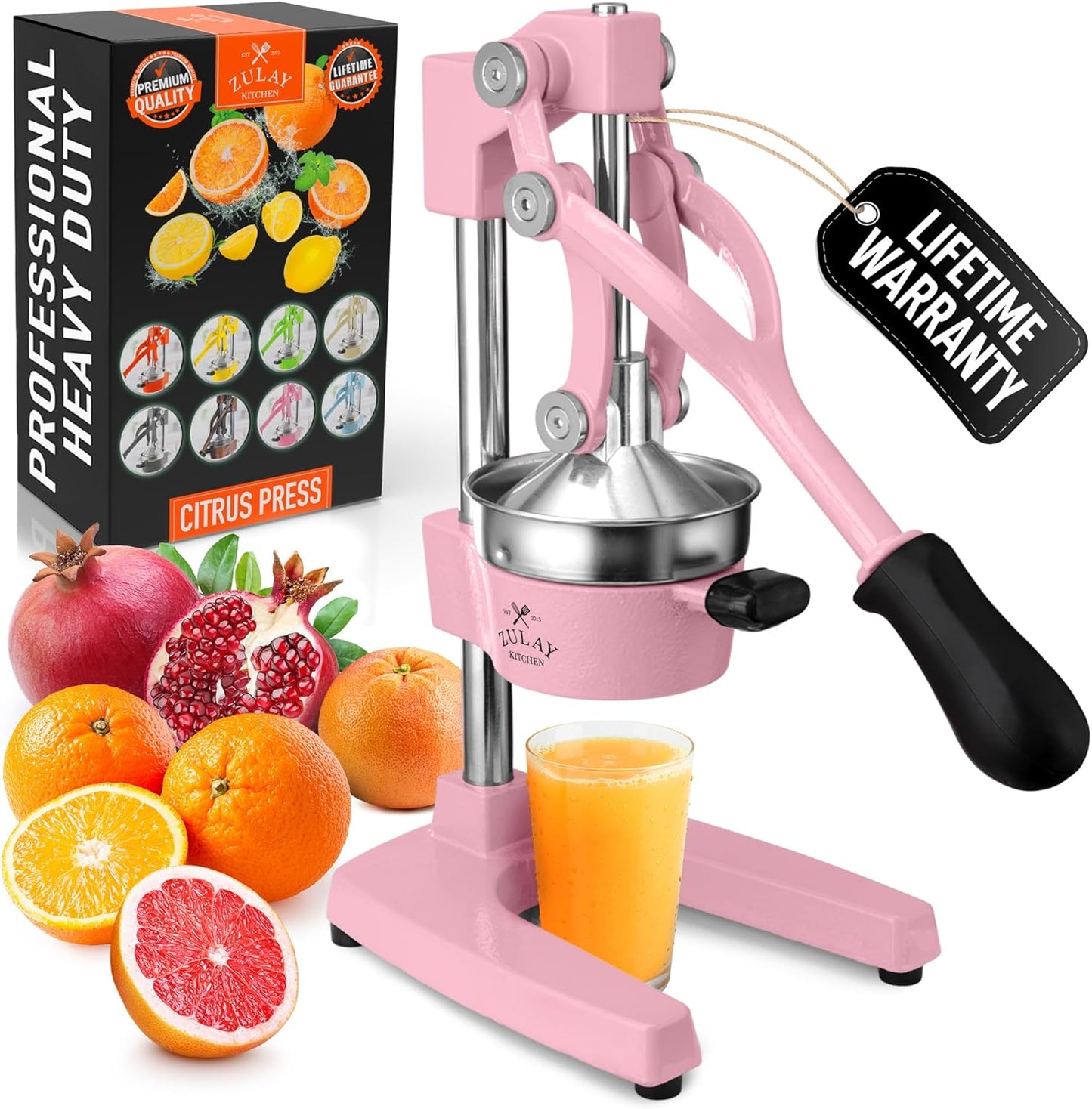 Exprimidor de cítricos hierro fundido y acero inox