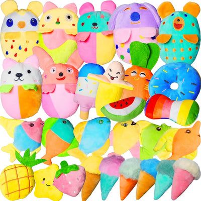 Juego 28 juguetes chirriantes para perros pequeños/medianos
