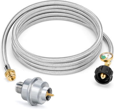 Filtro combustible propano acero inox 12ft manometro