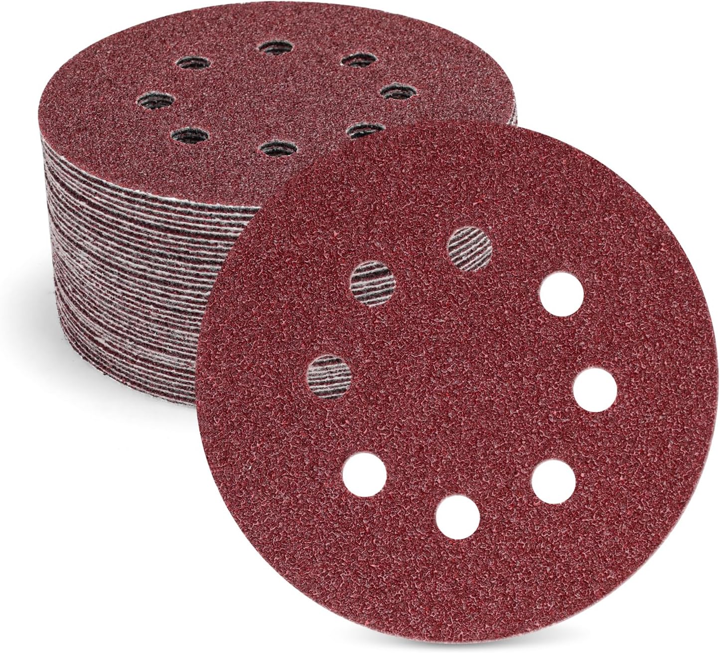 Discos lijado 5pulg grano 40 35 pzas gancho y bucle