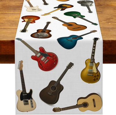 Camino mesa guitarra Rock and Roll decoración fiesta