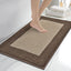 Alfombras baño 20x30pulg antideslizantes gris pardo