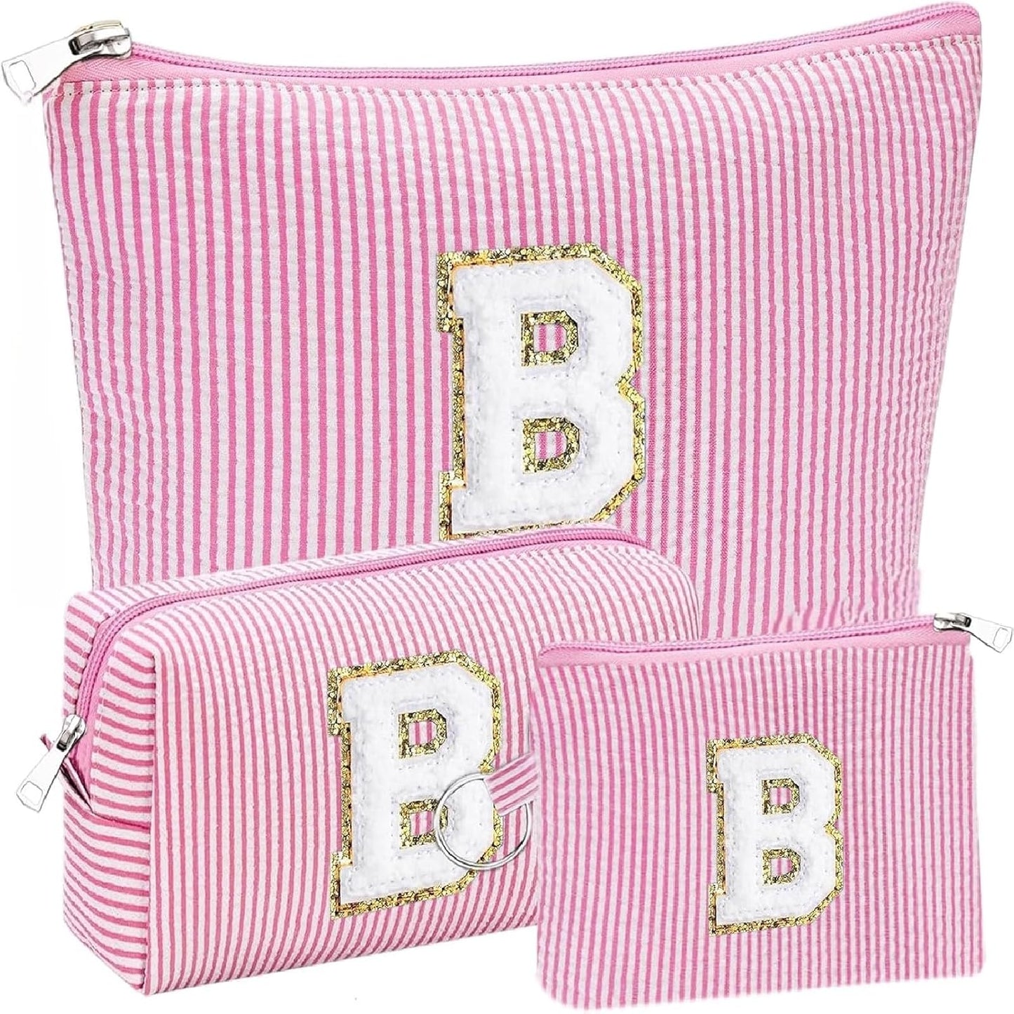 Bolsas maquillaje con iniciales para mujer viaje