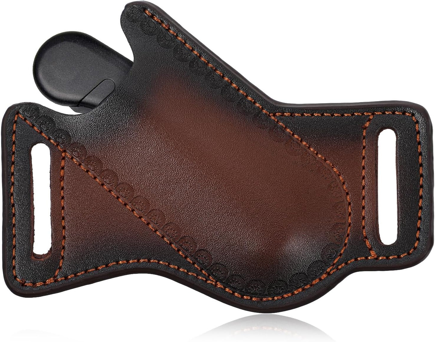 Funda cuero cinturón portacuchillos plegable resistente agua