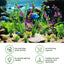 Kit 22 Pzas Plantas Plástico Decoración Acuario