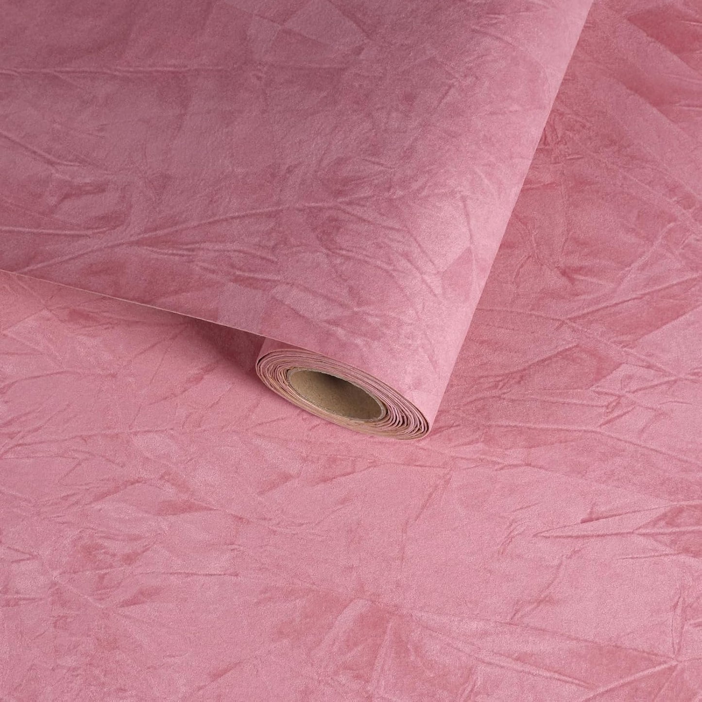 Forro de terciopelo autoadhesivo rosa para cajas de joyas y cajones