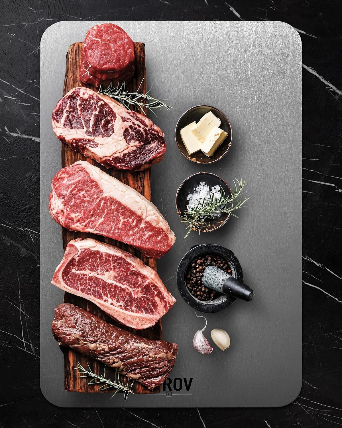 Tabla cortar titanio puro 100% para cocina 3 Pzas
