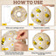 12 Linternas Papel Abeja 8pulg Redondas Decoración Fiesta