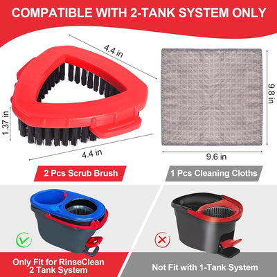 Cepillo limpieza sistema O Cedar RinseClean 2 tanques