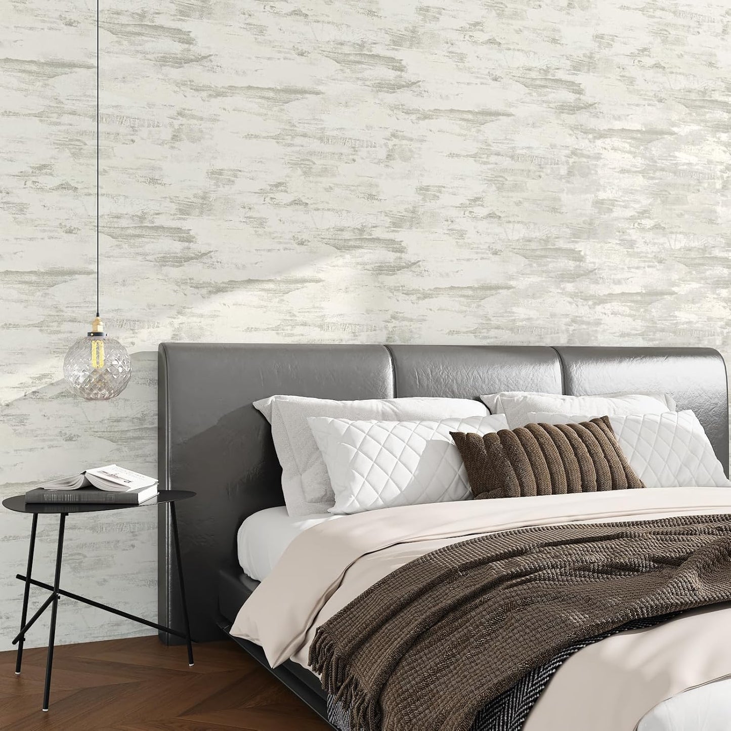 Papel tapiz hormigón gris autoadhesivo para cocina y dormitorio