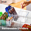Pack 16 Cubos Organiz. Transparentes para Despensa Refri