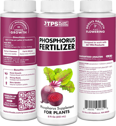 Fertilizante fósforo para plantas crecimiento floración 8oz