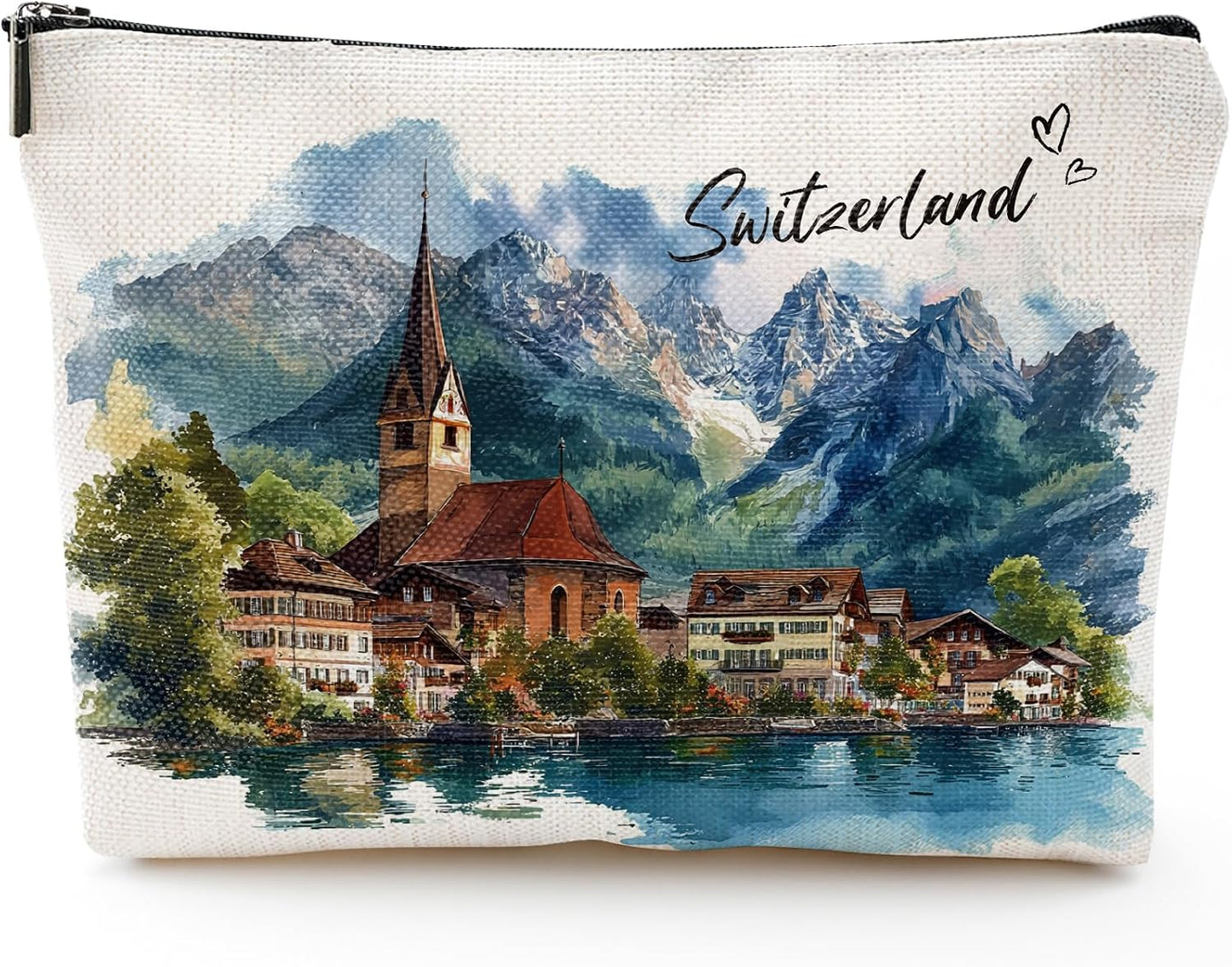 Bolsa maquillaje souvenir Escocia para viajeras mujeres