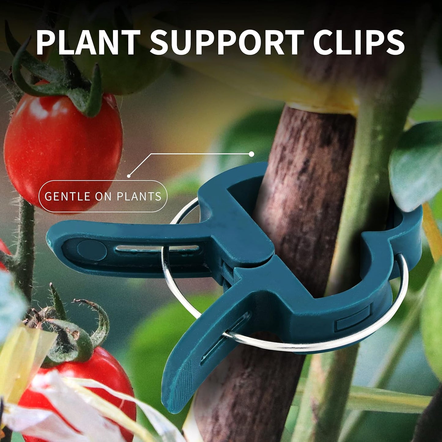 40 Clips Jardín para Tallos y Vides Verdes