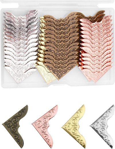 100 Pzas Guardacanto Hierro Decorativo para Albumes y Carpeta