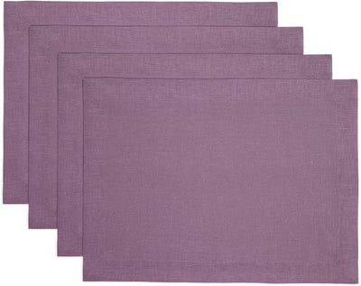 Set 4 Manteles Lino Puro 14x19pulg