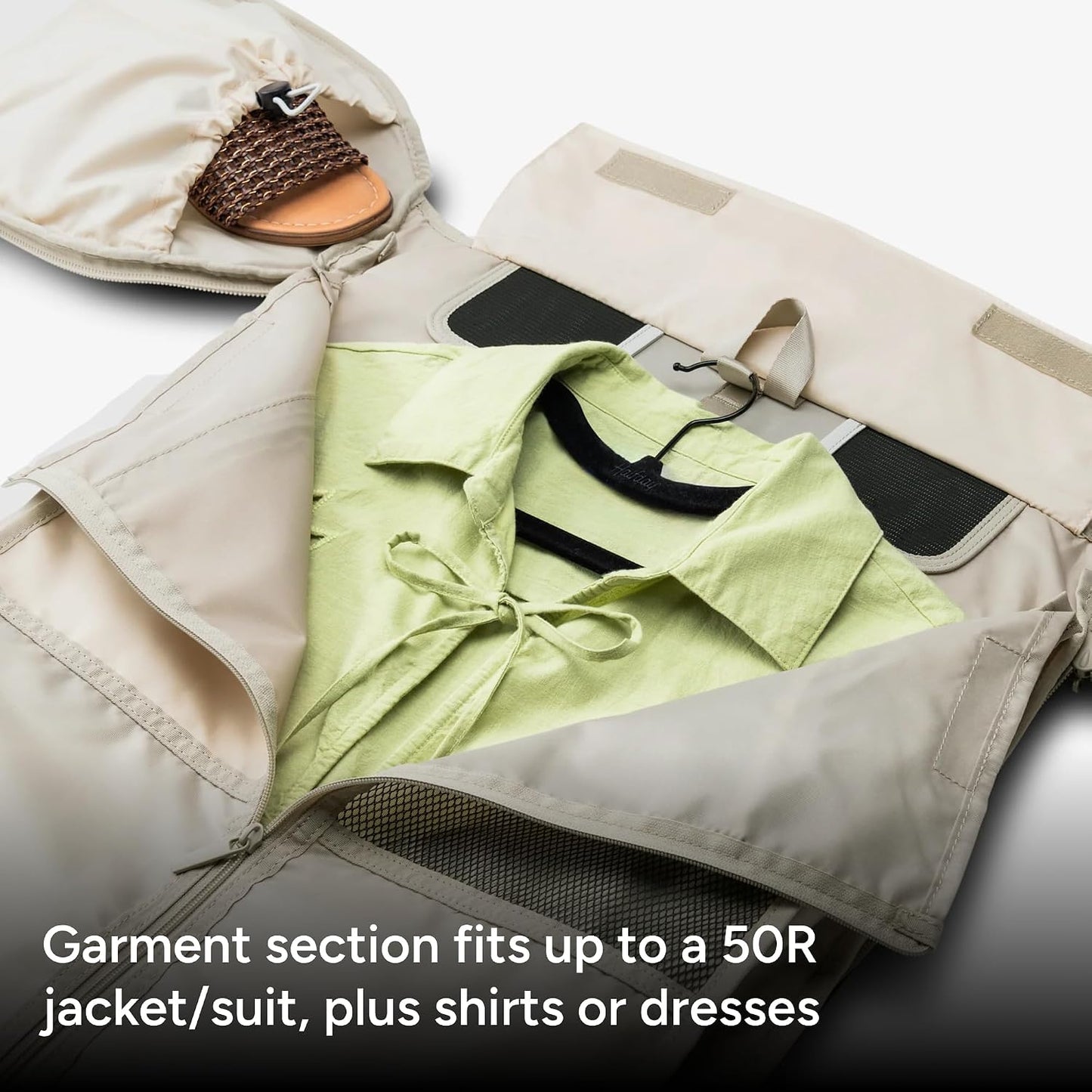Bolsas lona convertibles cuero vegano 45l