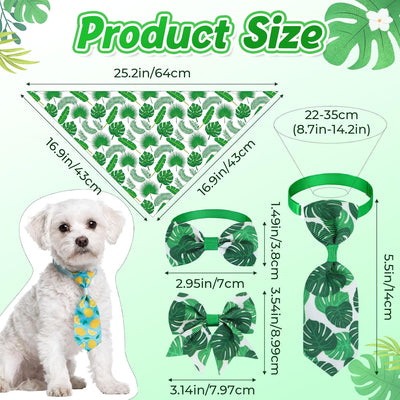 Set 120 bandanas perro verano triángulo colorido lavable
