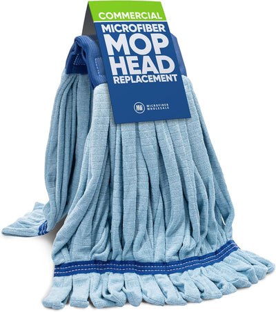Repuesto trapeador microfibra azul 18oz para uso industrial