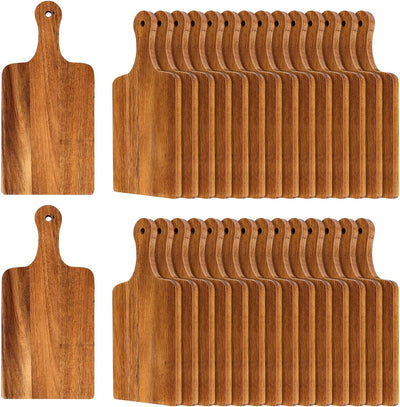 Tabla cortar madera acacia 11x4.92pulg con mango y agujero