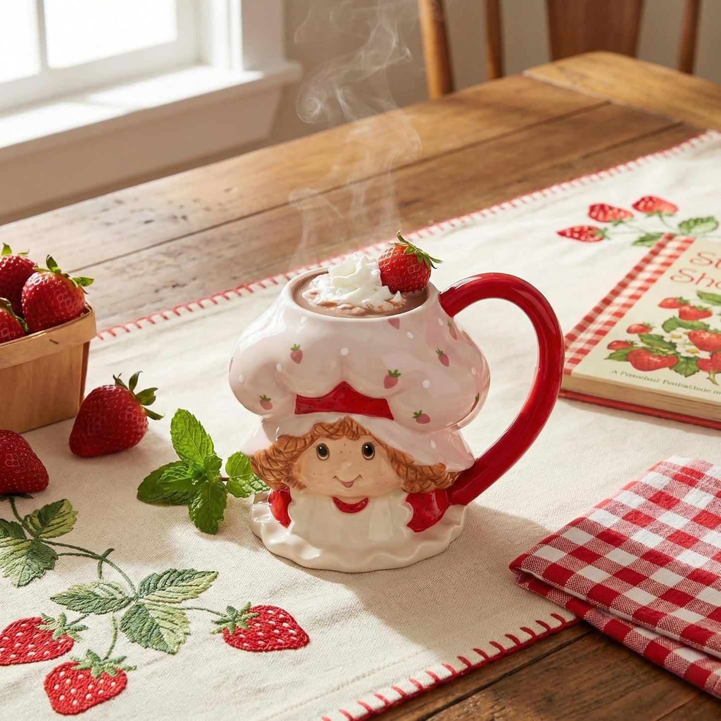 Taza figural tartas fresa Blue Sky Clayworks