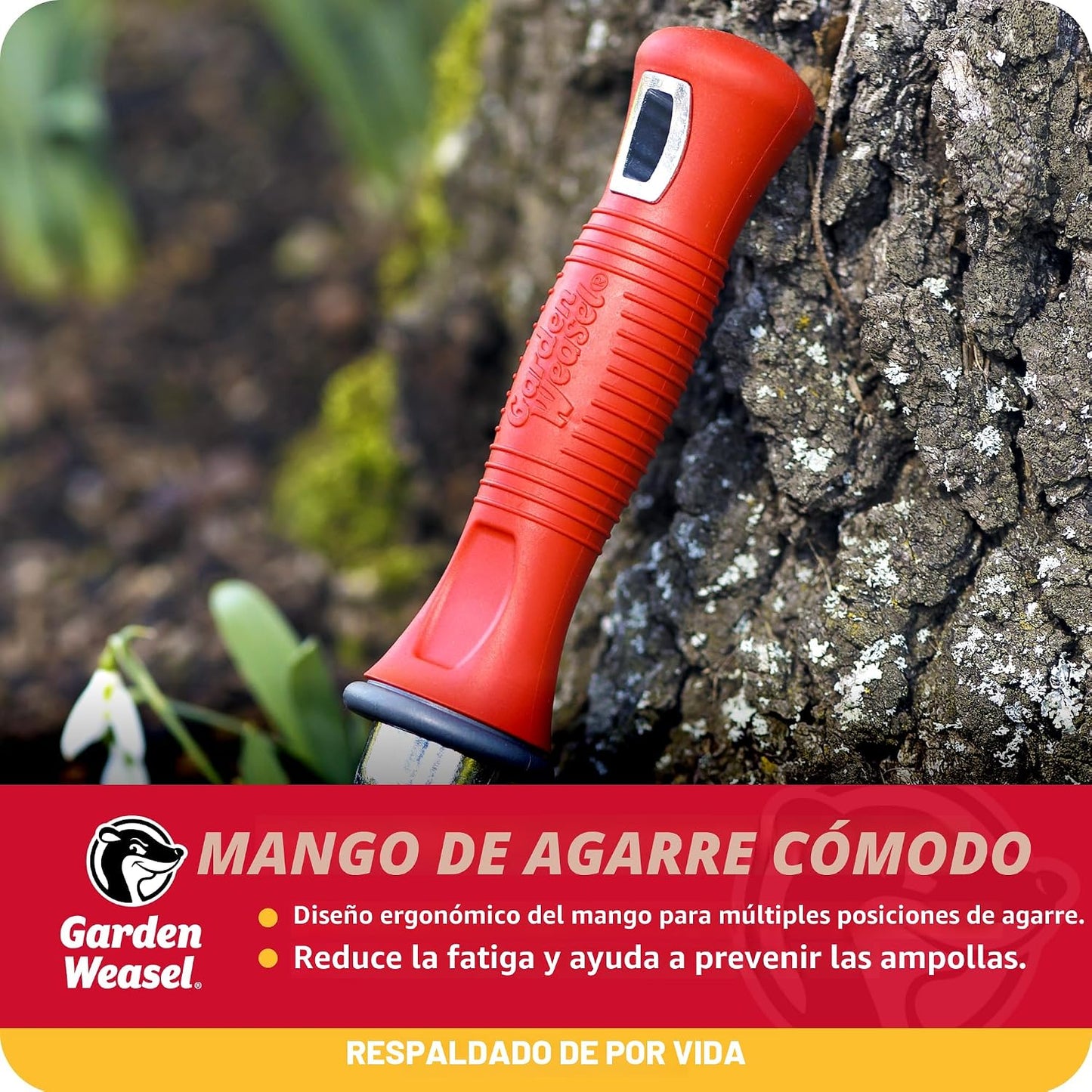 Pala para macetas grande cavar jardinería resistente