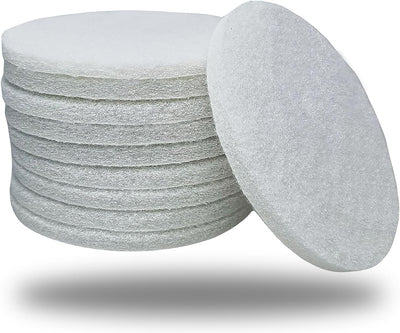 10 Almohadillas Pulido 2000 Grano 5pulg No Abrasivas Para Lijadora
